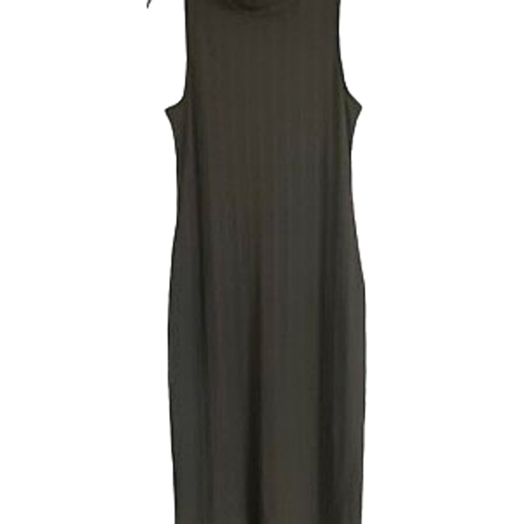 * Nine West Midi Gray Ribbed Slim Dress Size XL - Picture 4 of 9